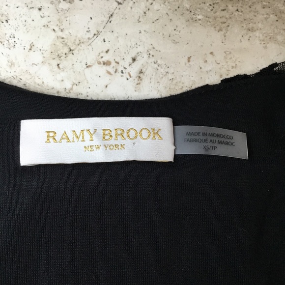 Ramy Brook Regina Velvet Burnout Bodysuit - Size XS - Picture 12 of 13